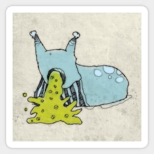 VOMIT SLUG ... A FUTURE FOODSTUFF. Sticker